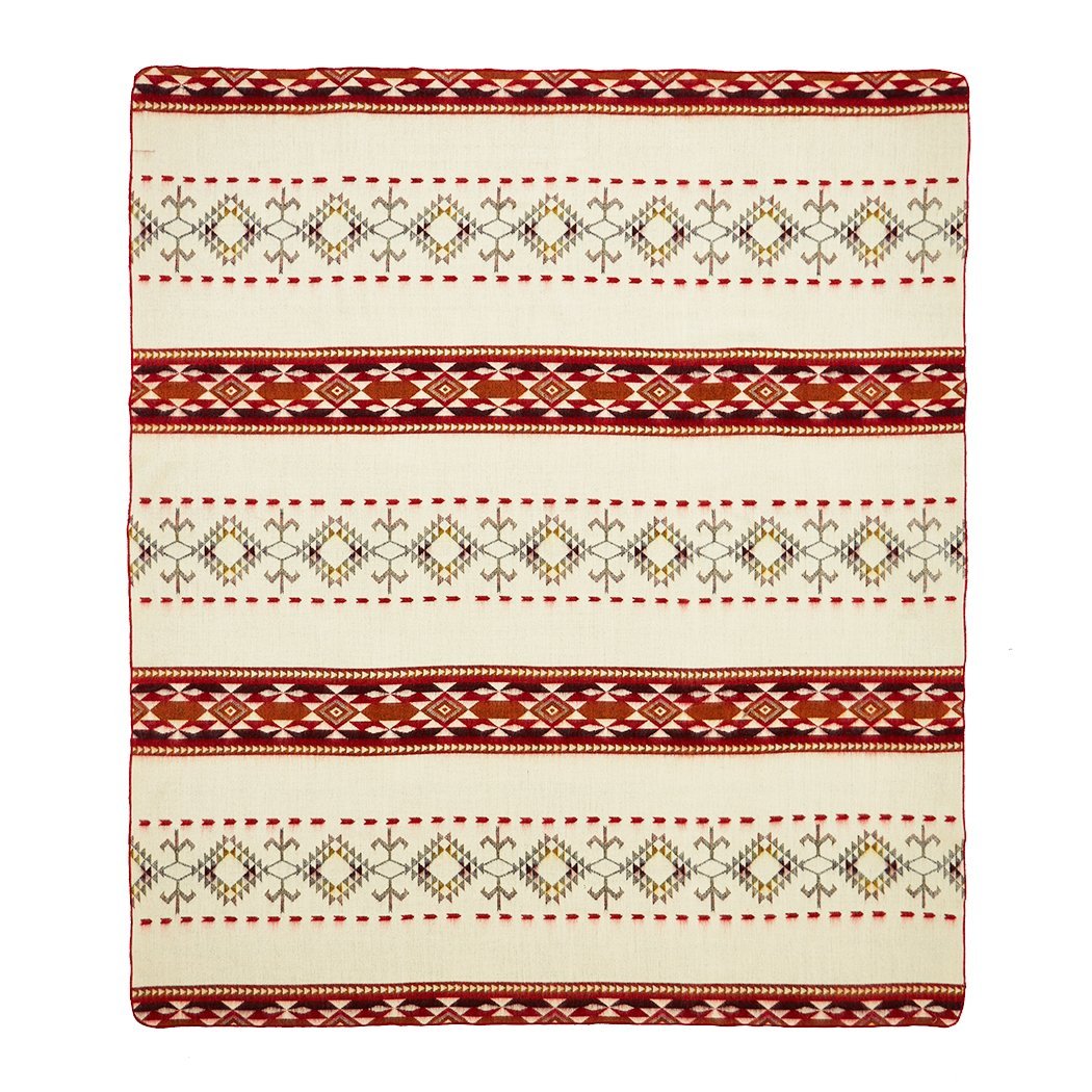 Ultra Soft Southwestern Red Hot Handmade Woven Blanket - life of kuhl @HOME