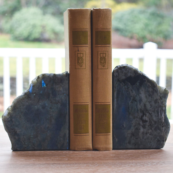 Labradorite Bookends - life of kuhl @HOME