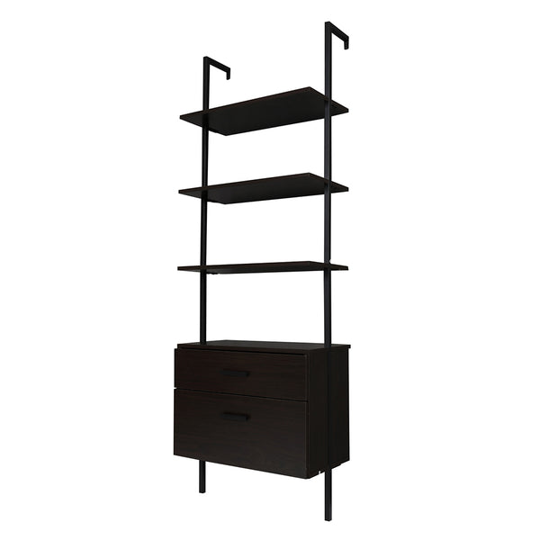 5-Tier Modern Ladder Shelf Bookcase - life of kuhl @HOME