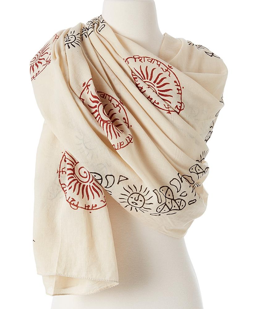 OMSutra Surya Prayer Shawl - life of kuhl @HOME