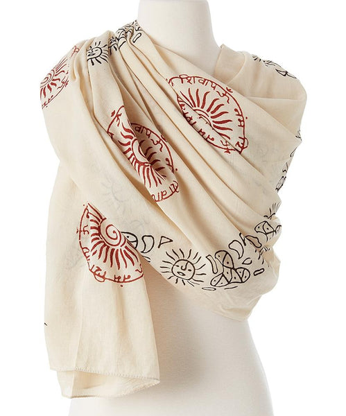 OMSutra Surya Prayer Shawl - life of kuhl @HOME
