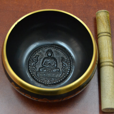 Handmade Nepal Tibetan Buddhist Brass Singing Bowl - life of kuhl @HOME